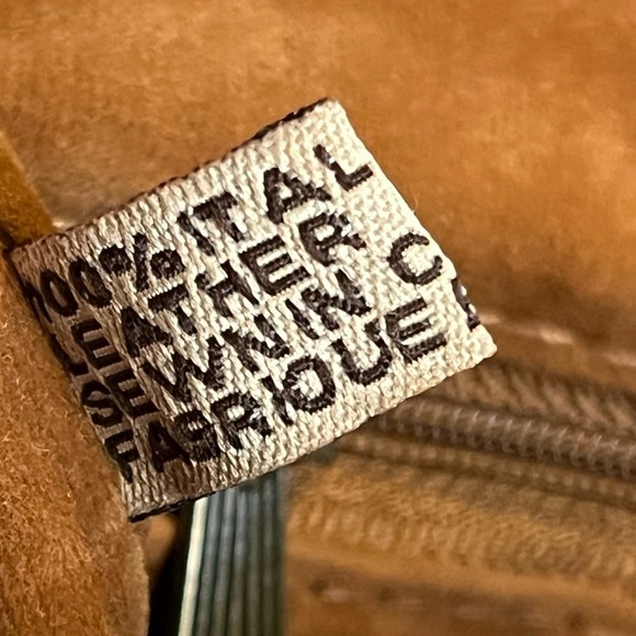 Patricia Nash Cassini Wristlet Floral Cross Stitch Print Leather Pockets Stain - Picture 6 of 8